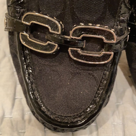 Coach loafers in signature black new w tags size 9 - Picture 2 of 6